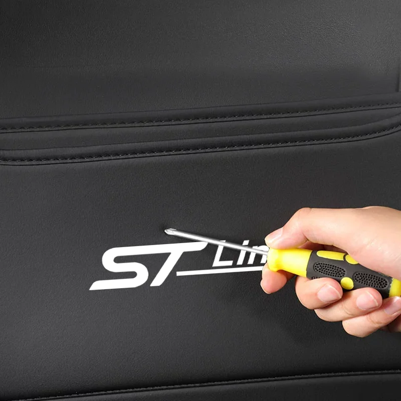 Car Seat Anti Kick Pads For Ford ST Line Car Anti-dirty Pad Seat Back Anti Scratch Protective Mats for Children Auto Accessories