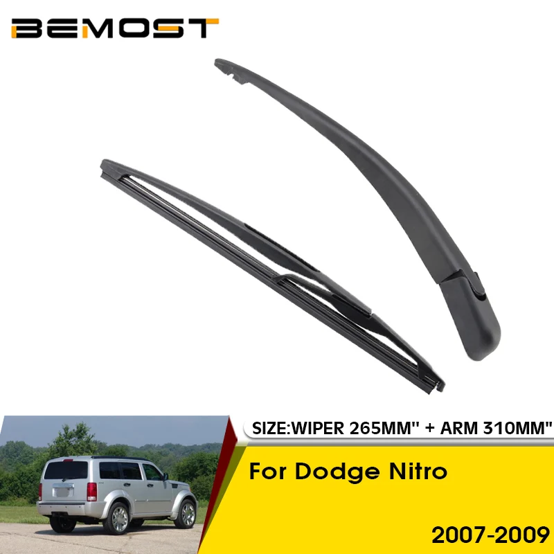 

Автомобильная щетка стеклоочистителя для Dodge Nitro 2007-2009, заднее ветровое стекло, задний стеклоочиститель 265 мм + рычаг 310 мм, автомобильные аксессуары