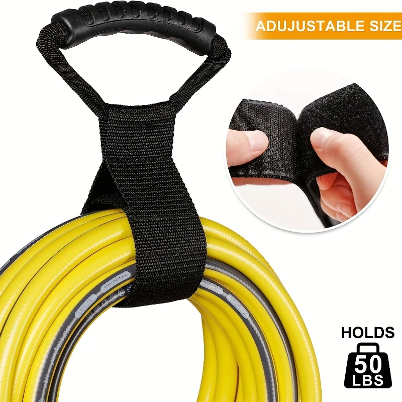 Easy Carry Wrap Carrying Handle for Garden Hose, Extension Cord, Cable, Garage, Boat, RV Accessories Organization