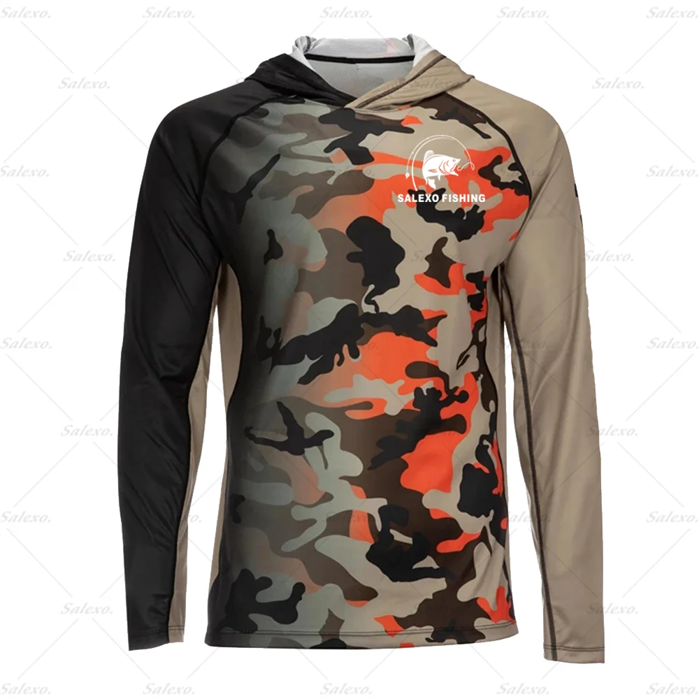 Fishing Shirts Performance Clothing Men's Long Sleeve Camouflage