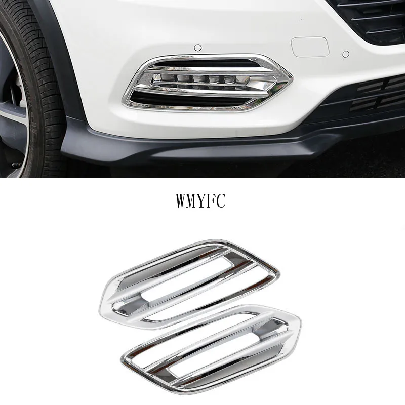 Fit For Honda HR-V Vezel 2019 2020 ABS Fog Light Cover Car Front Fog Light Lamp Decoration Sticker Trim Exterior Acc