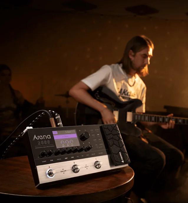 Donner Arena 2000 マルチエフェクト アンプモデリング Arena 2000 Multi-Effect Guitar Pedal AMP Modeling Processor