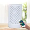 Tuya Smart Wif Hollow Wood Grain Humidifier Ultrasonic Aromatherapy Machine 100ml Colorful Atmosphere Night Light Home Office 1