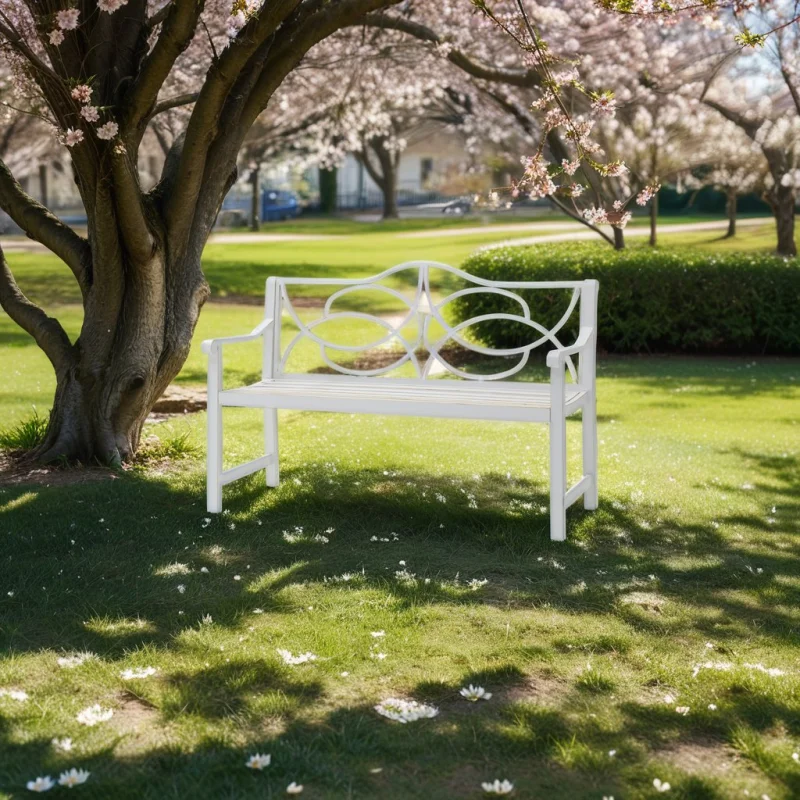 Metal Garden Bench 3