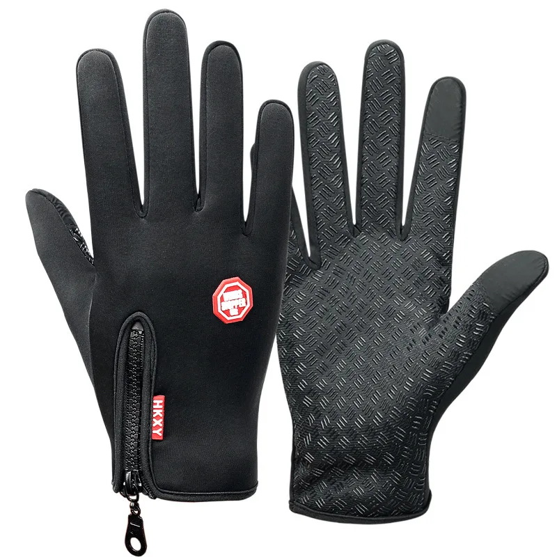 Outdoor Sports Touch Screen Non Slip Wind Fleece Warm Mountain Riding Gloves cycling gloves running gloves warm gloves sports gloves