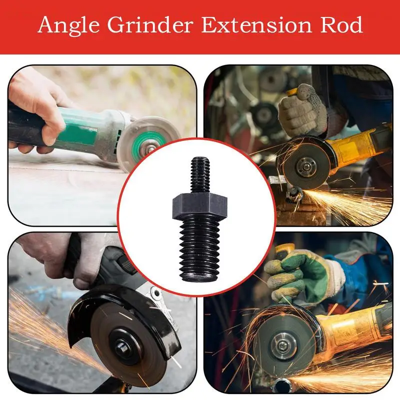 Angle Grinder Extension Shaft High-strength Polisher Attachments High Precision Angle Grinder Extension Shaft Connecting Rod For