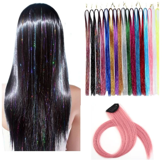 Free Shipping Popular Shiny Hair Tinsel Threads Removal Glitter