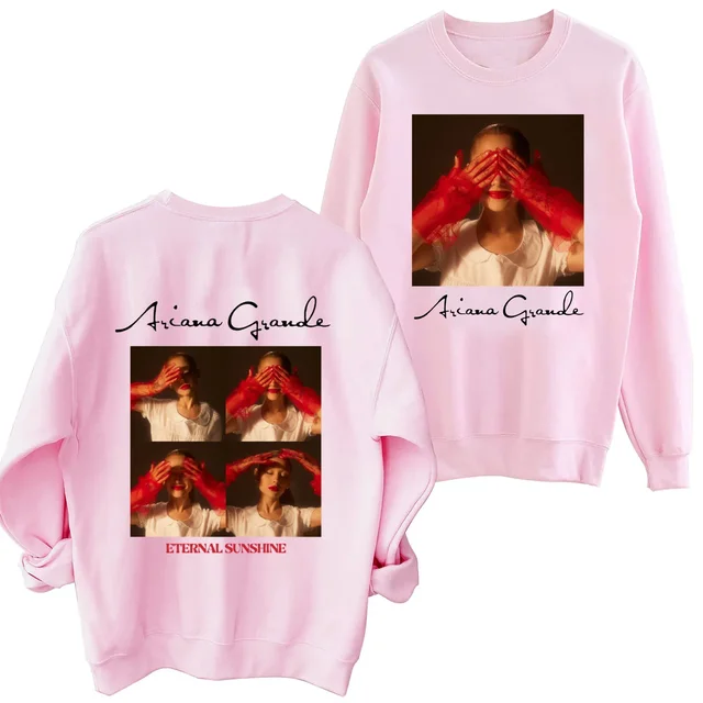 Ariana Grande Eternal Sunshine 2024 Sweatshirt Harajuku Round Neck Long Sleeve Oversized Hoodie P!nk Fans Gift - Image 5