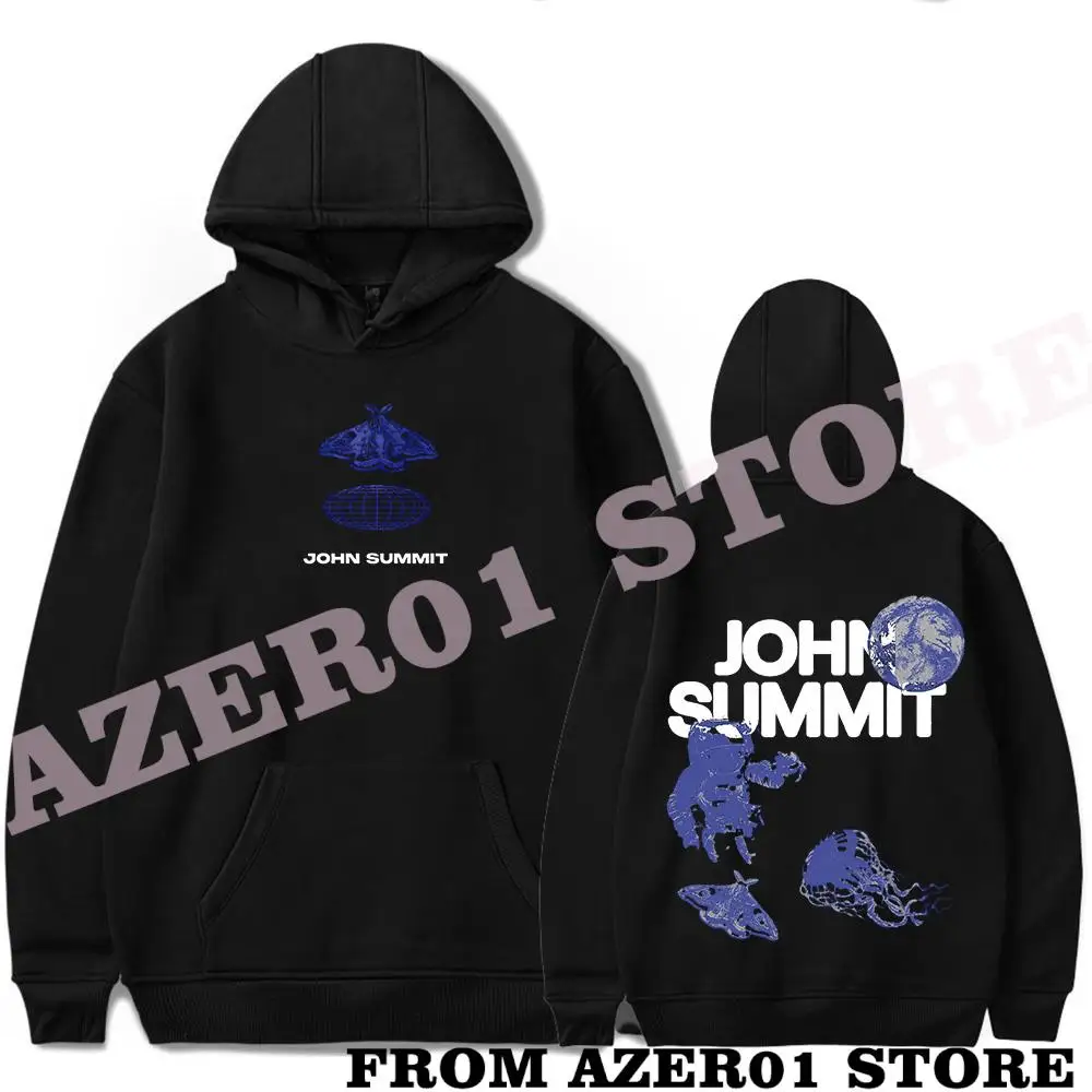 

John Summit Tour Graphic Merch Hoodies Winter Men/Women Hooded Sweet Streetwear Long Sleeve New Logo Sweatshirt