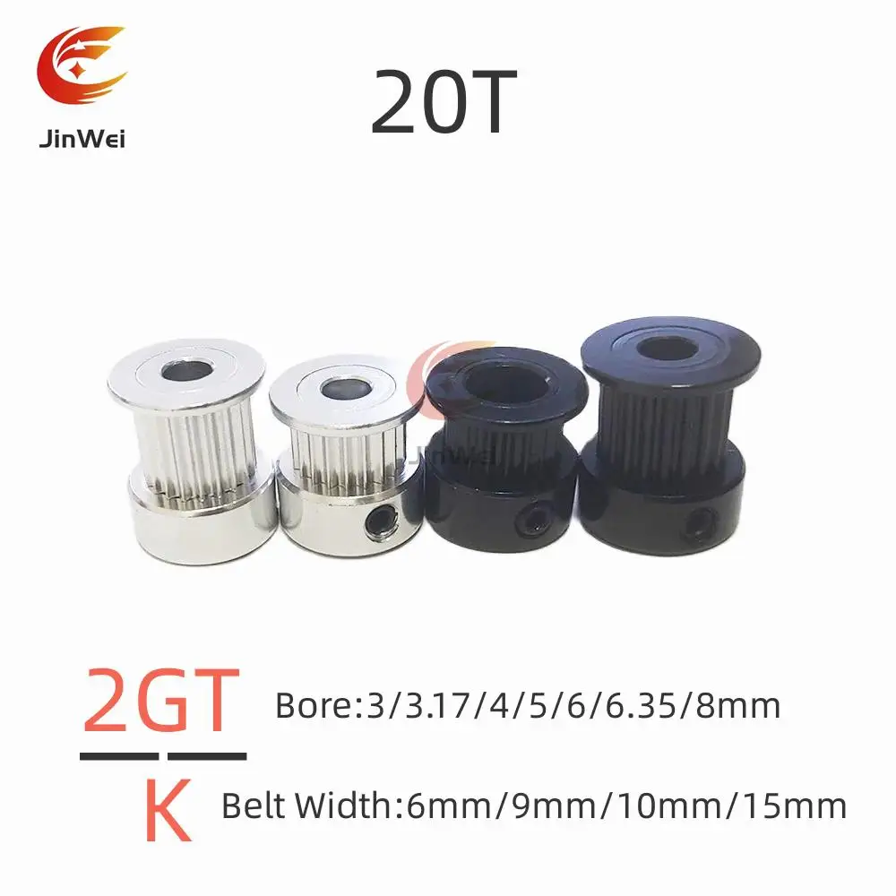 Puleggia 2GT 26 Denti In Alluminio - Foro 4-10mm Per Trasmissioni Sincrone - Foto 9