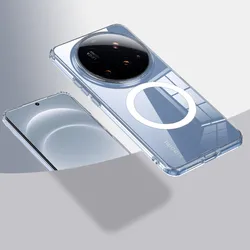 Custodia in policarbonato opaco e trasparente per ricarica wireless magnetica potenziata - Cover antiurto militare