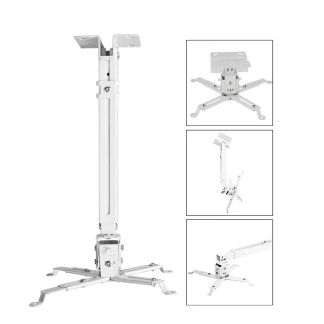 SOPORTE PROYECTOR TECHO EXTENSINBLE 43 CM A 65 CM - Conexdata