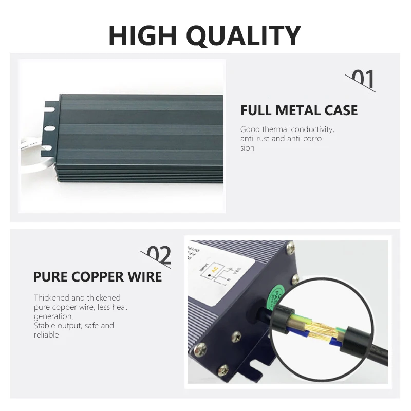 230 Volt / 12V Out - Trasformatore Alimentatore 10-400 Watt - LED - Foto 4