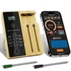 Outdoor, home food thermometer with 2 probe with repeater Barbecue thermometer Meat food thermometer Smart APP Wireless thermome 1