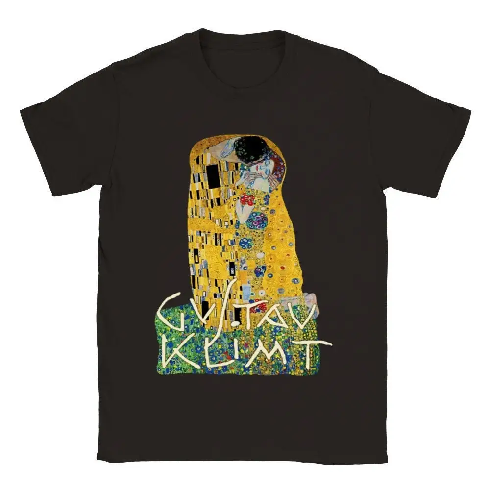 Il Bacio. Gustav Klimt Fine Art Shirt. Gustav Klimt Kiss.