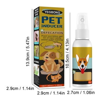 Dog Potty Training Spray Cats Kitten Outdoor Urine Poops Stool Location Helps Puppies Toilet Pet Positioning Defecation Inducer 6