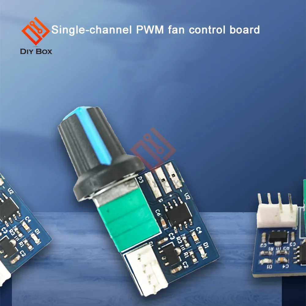 12V PWM Motor Speed Controller Module Single-channel Fan Adjustable Speed Regulator Control Governor Switch with motor speed controller