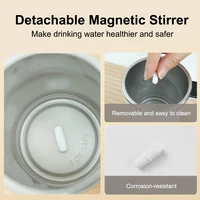 Magnetic Self Stirring Coffee Mugs Portable Automatic Mixing Cup Rechargeable Self Stirring Cup With Thermometer For Home Office 5