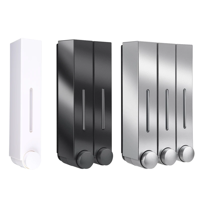 

Hand Gel Dispenser Manual Soap Dispenser for Shampoo, Conditioner, Shower Gel