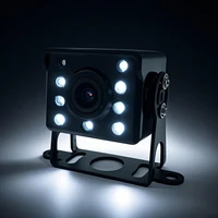 Caméra de recul HD pour voiture, bus 12-24V, vision nocturne, étanche, surveillance, protection solaire, CCD 2