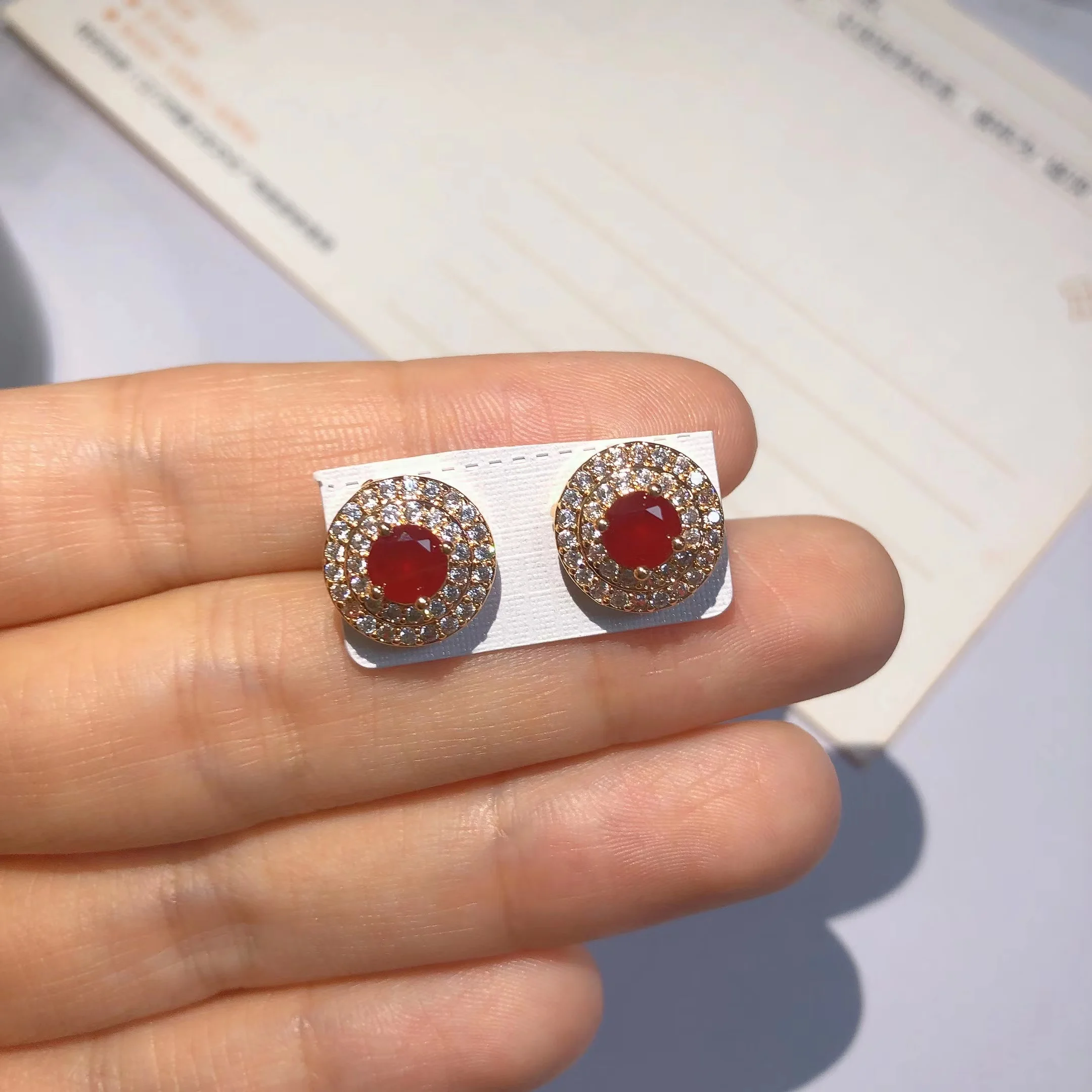 Pendientes De Circonia C bica Para Mujer Aretes Redondos Sencillos Pendientes De Circonia C bica Para Mujer Aretes Redondos Sencillos