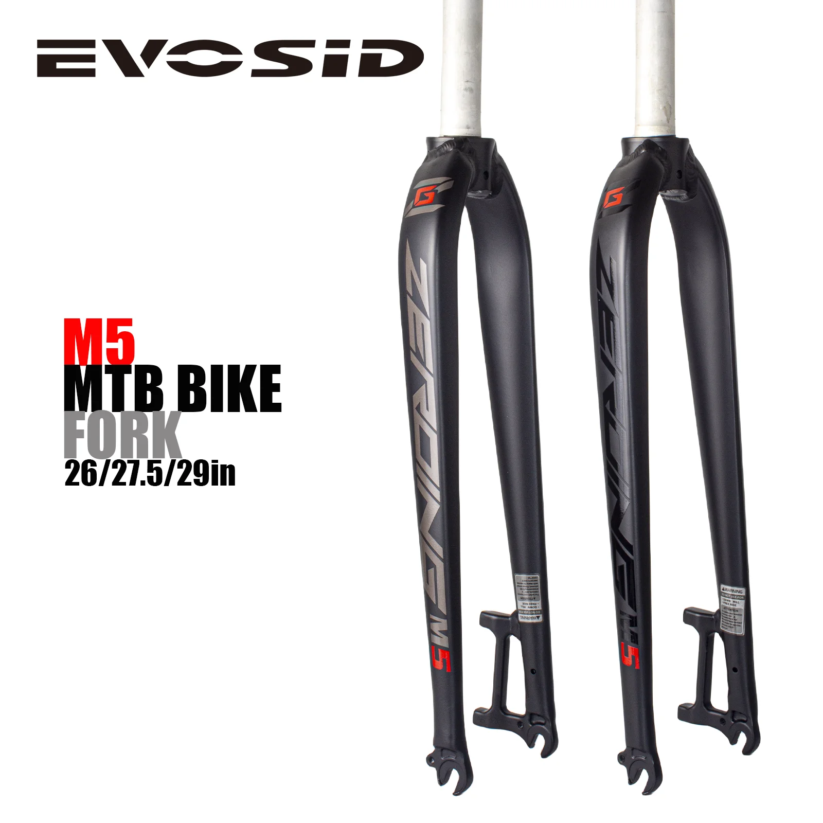 V Brake M Part Rigid Mtb Fork Bike Rigid Forks Tapered Bicycle