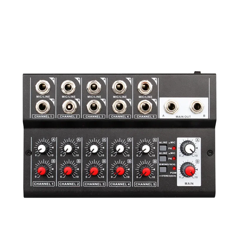 

10-Channel Mixing Console Digital Audio Mixer Stereo for Recording DJ Network Live Broadcast Karaoke mixer audio