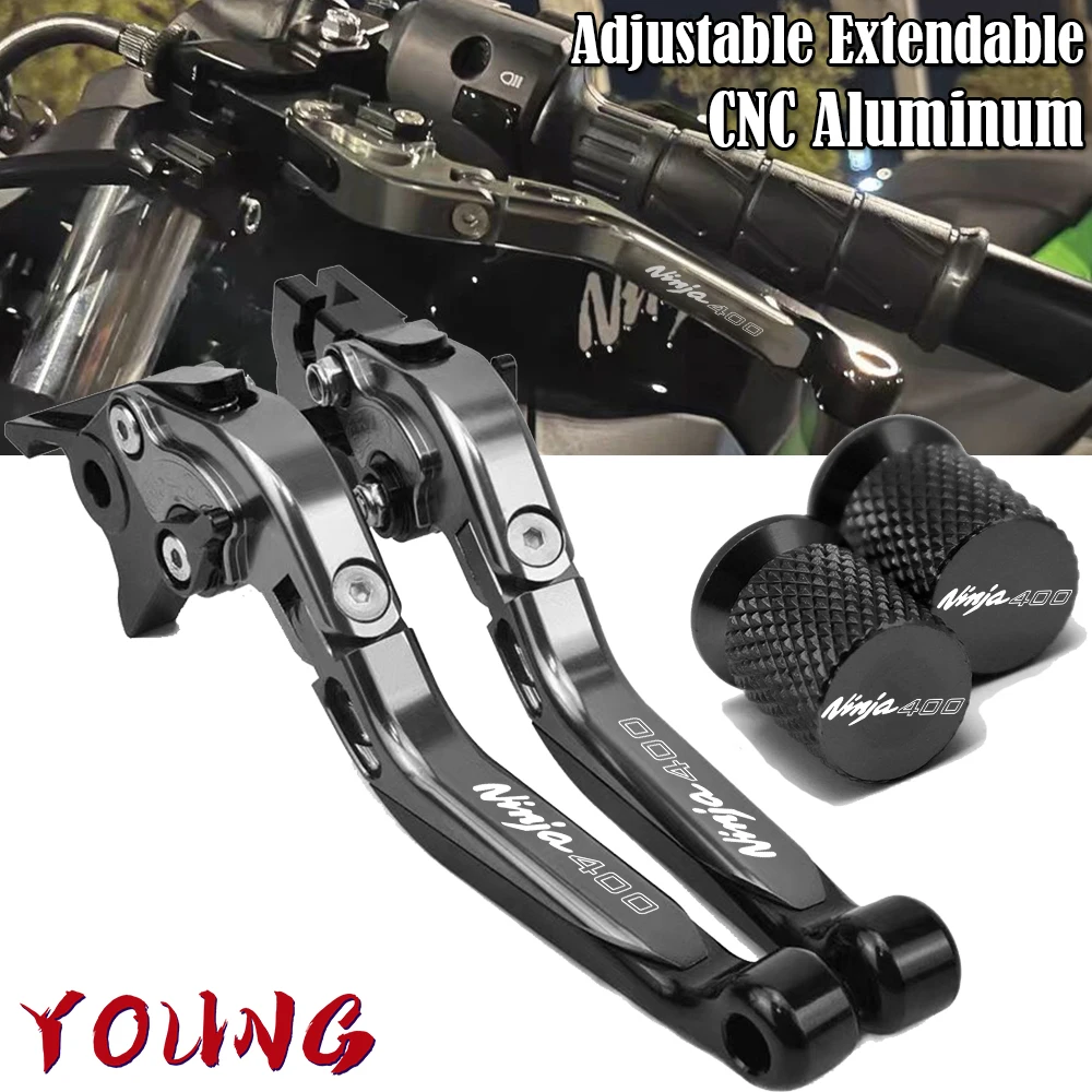 

For Kawasaki Ninja400 Ninja 400 2018-Present Motorcycle Accessories Clutch Brake Clutch Levers Adjustable Folding Handle