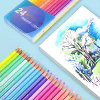 Brutfuner 12/24Colors Set Makaron Color Pencils Sketching Wood Colored Pencils Painting For Student Artist Drawing Art Supplies 2