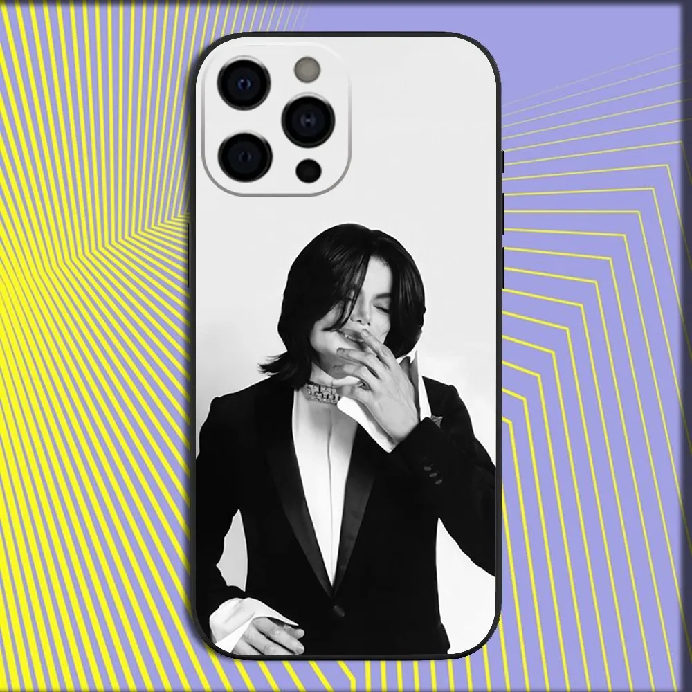 Michael Jackson Tribute Soft Black Phone Case Cover