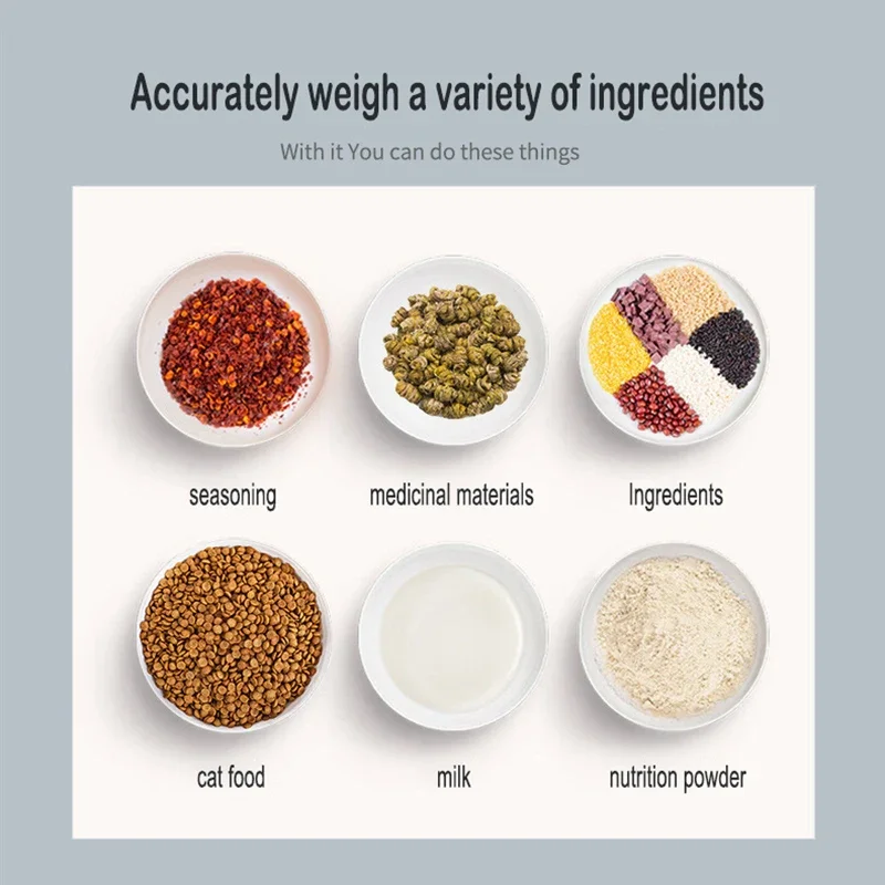500g/0.1g Kitchen Measuring Spoons Digital Display Accurate Digital Kitchen Scale for Portioning Tea Flour Spices Medicine kitchen measuring spoons electronic scale measuring spoon set electronic kitchen scale electronic measuring spoon measuring cup and spoon set