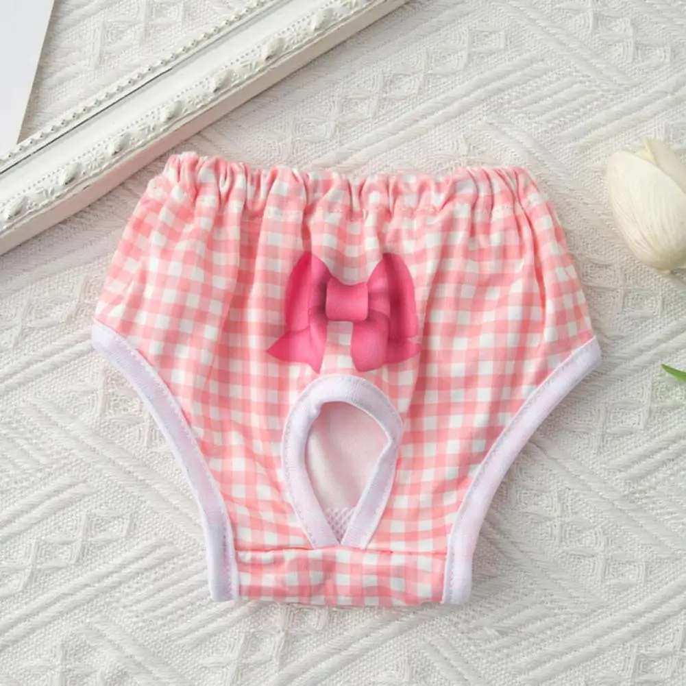 Title 7, 1Pc Cute Dog Diapers for Heat Comfortable Absor...