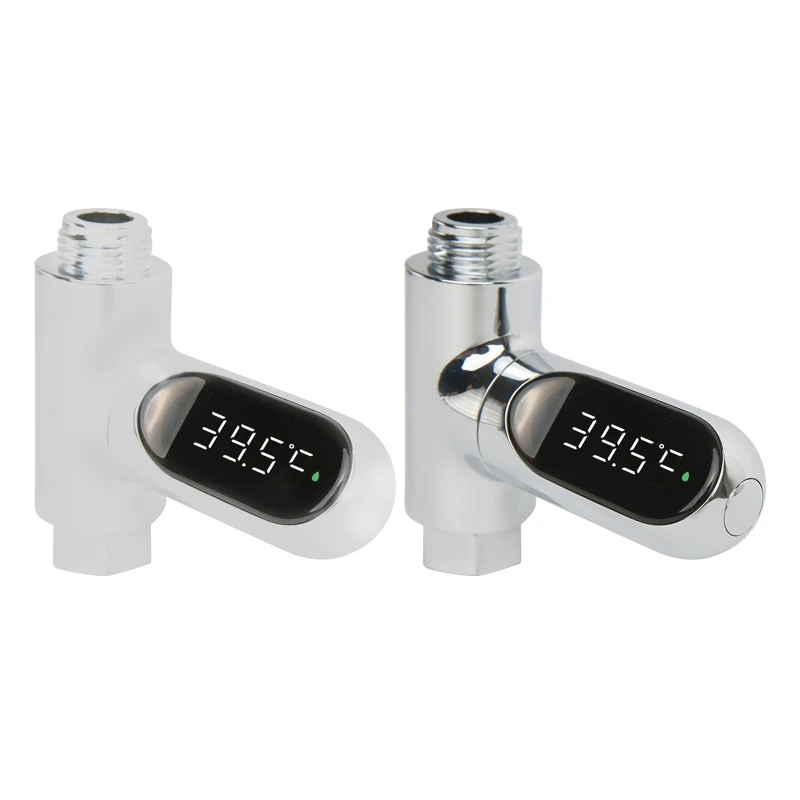 

LED Display Water Shower Thermometer Self-Generating Electricity Water Temperature for Smart Meter Thermometer