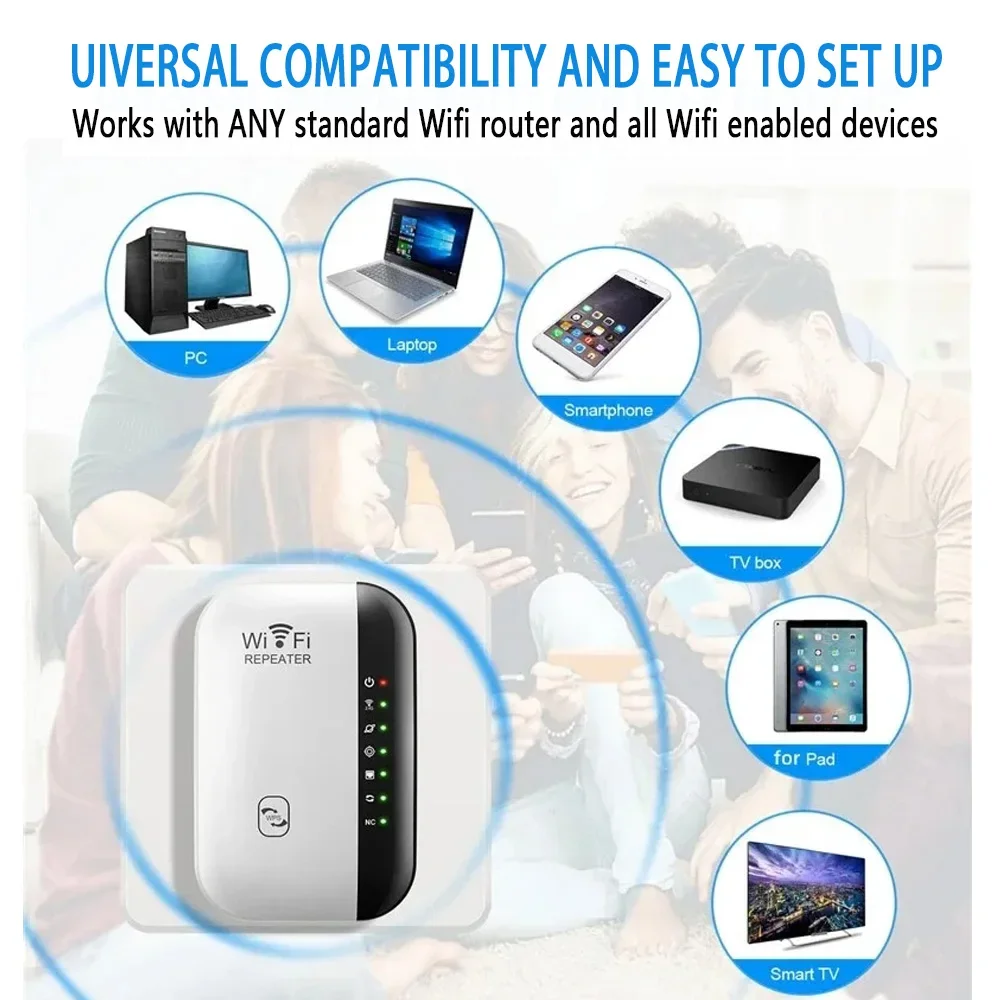 300Mbps Wireless WIFI Repeater Remote Wifi Extender WiFi Network Amplifier 802.11N Booster Repetidor WiFi Reapeter for PC wifi repeater