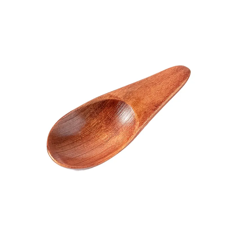 Mini Creative Tea Spoon Short Handled Small Wooden Coffee Spoon Spice Salt Milk Powder tea spoons