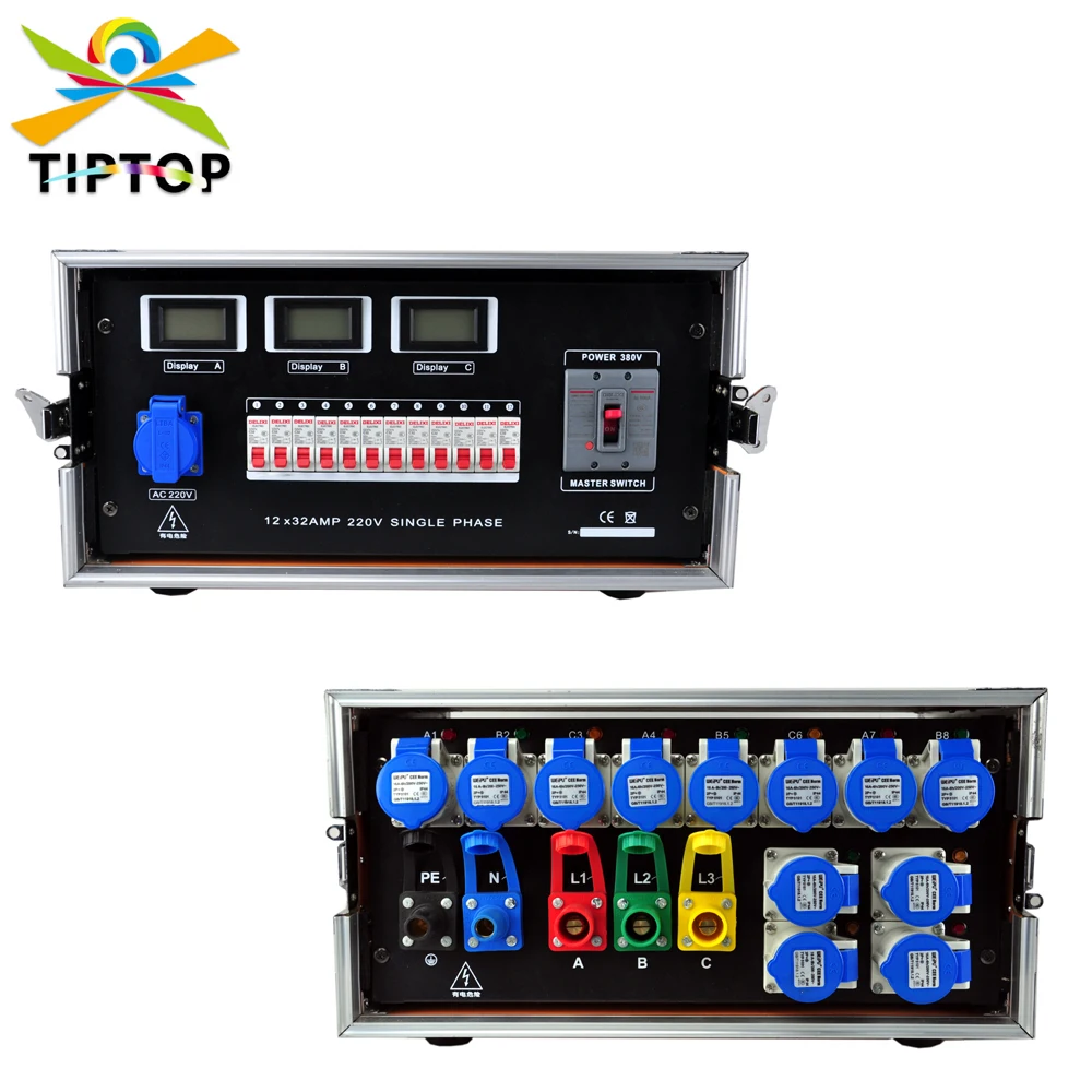 

Gigertop 5U корпус для полета блок питания светодиодный дисплей электрический ток промышленный водонепроницаемый разъем питания 12 способов отключения питания 32A для сцены