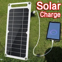 Panneau Solaire Portable USB Étanche pour Randonnée et Camping (1-14 pièces) – Batterie Externe pour Téléphone Mobile 2