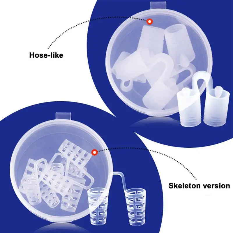 4Pcs/set Silicone Nostril Opener Soft Breathing Sleeping Stop snoring Anti Snore Device Improve Airflow Through The Nose 3