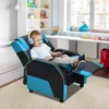 Kids Recliner, Gaming Recliner Chair with Footrest, Headrest & Lumbar Support, Ergonomic Leather Lounge Chair Toddler Furniture 2