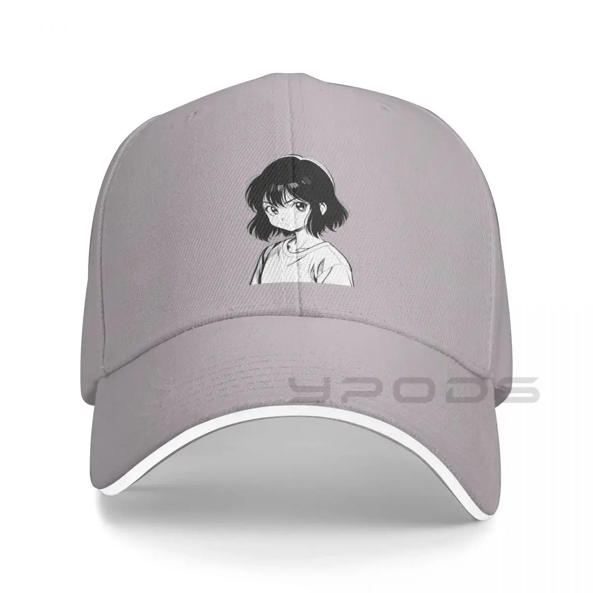 

2023 New Retro 90s Anime Girl Cap Baseball Cap Streetwear Male Cap Women's
