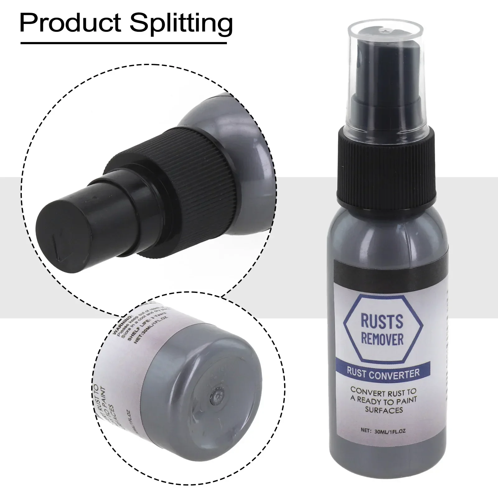 Rust Remover 30ml Anti-Rust Lubricant For All Models Trucks Rust Remover Effective Paint Care Solution For Prevention