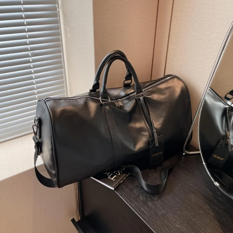 Women's Vintage Fashion Tote Bag Versatile Large Capacity PU Leather Shoulder Bag with Detachable Strap for Work & Travel Tote