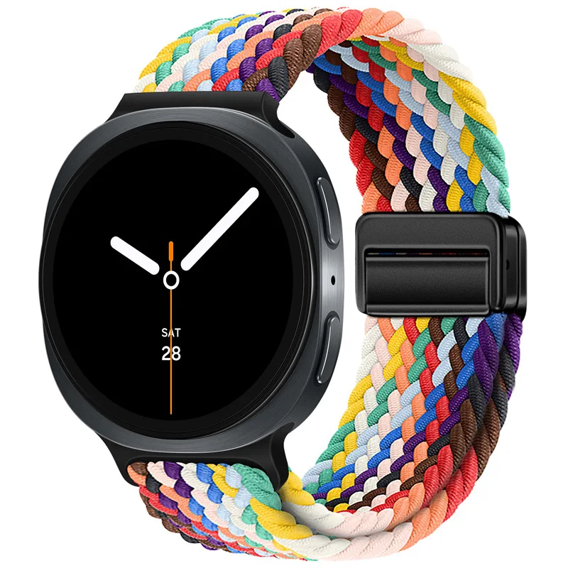 Magnetic Nylon Weave Strap Bracelet
