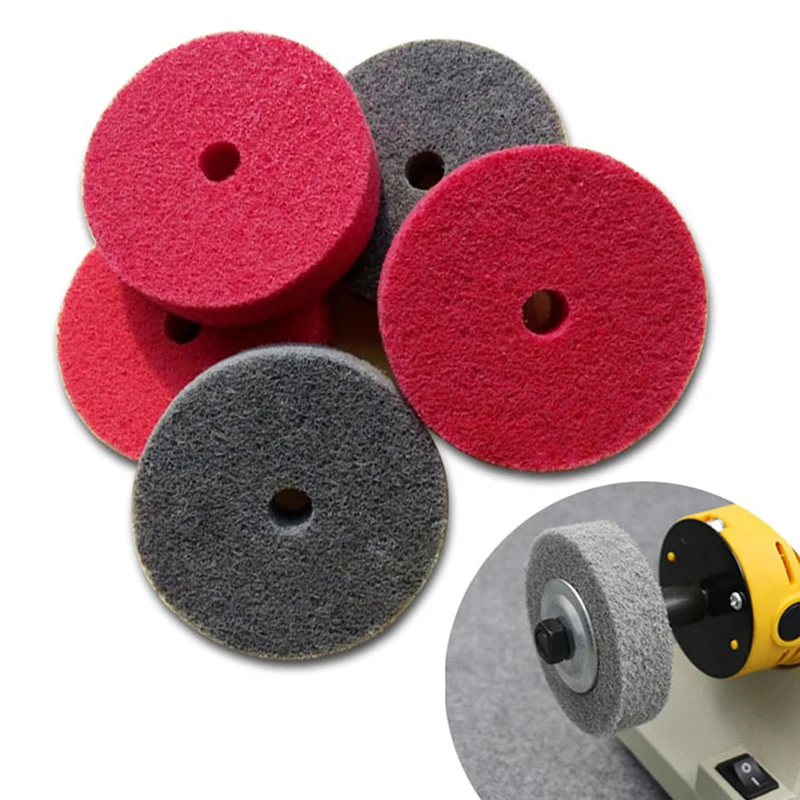 

1PC 3Inch 75mm Nylon Grinding Wheel Buffing Wheels For Polishing Of Metal Wood Plastic Power Tool Accessories Part