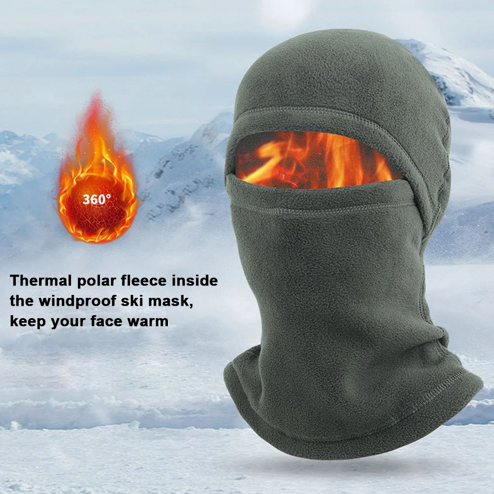 

Зимний флисовый Теплый головной убор для лица, пыленепроницаемый ветрозащитный велосипедный шарф для лица, утеплитель для шеи для зимних видов спорта, бега