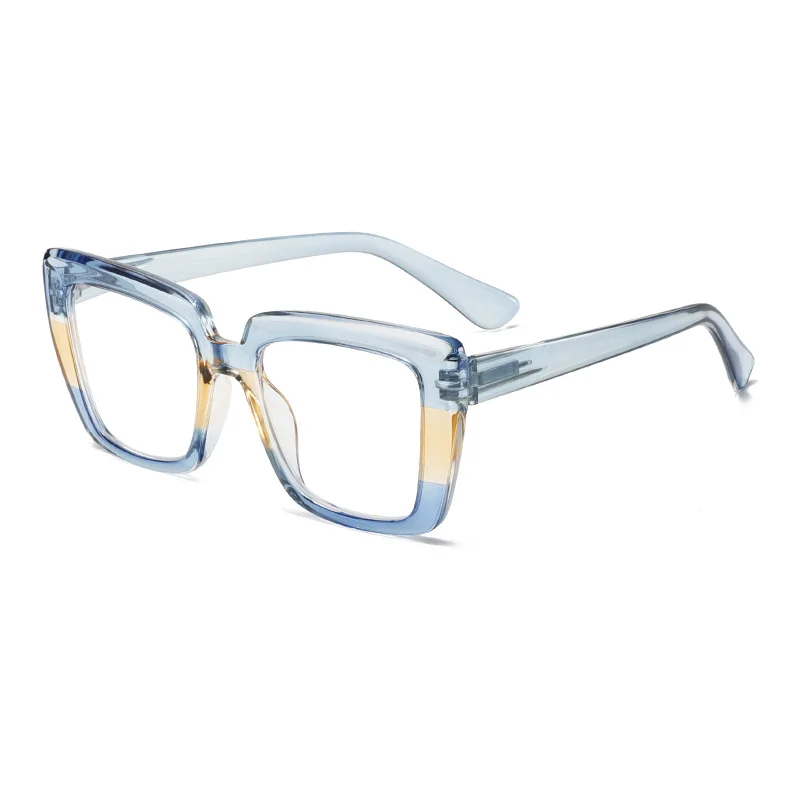 Stylish Large-Framed Reading Glasses with Blue Light Protection
