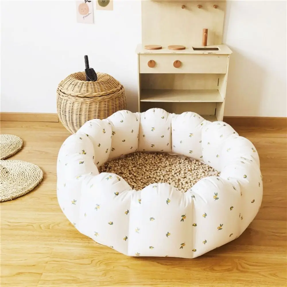 Splash Bear Inflatable Swimming Pool Olive Petal Shape Baby Ball Pit Fence PVC Korean Style Play Water Bathtub Bath Basin