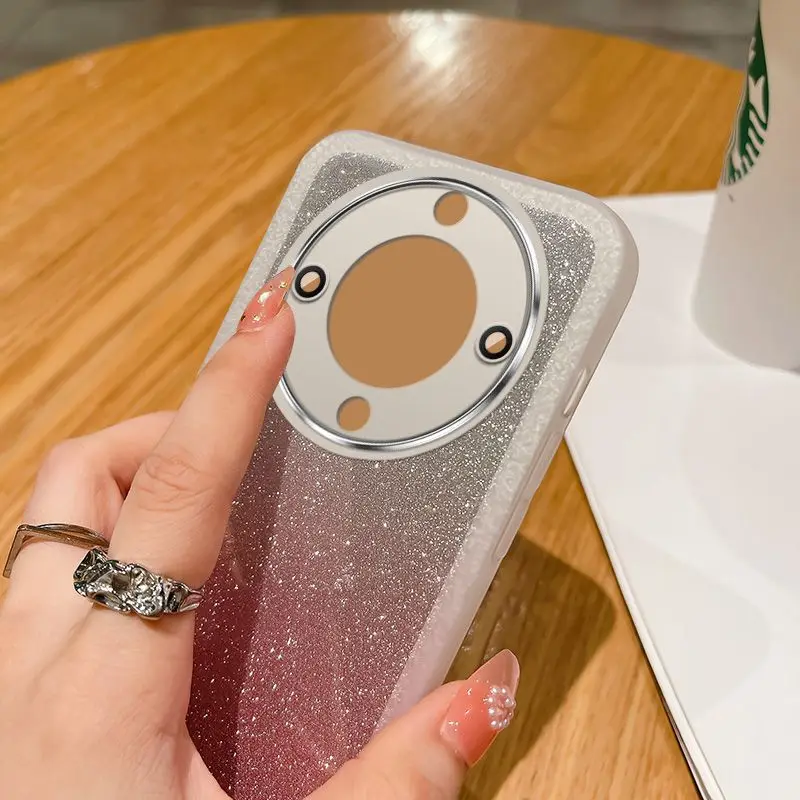 Honor Lite Soft TPU Glitzerlinse Schutzhülle für Huawei Honor Magic 5 4 Pro_voghion.com