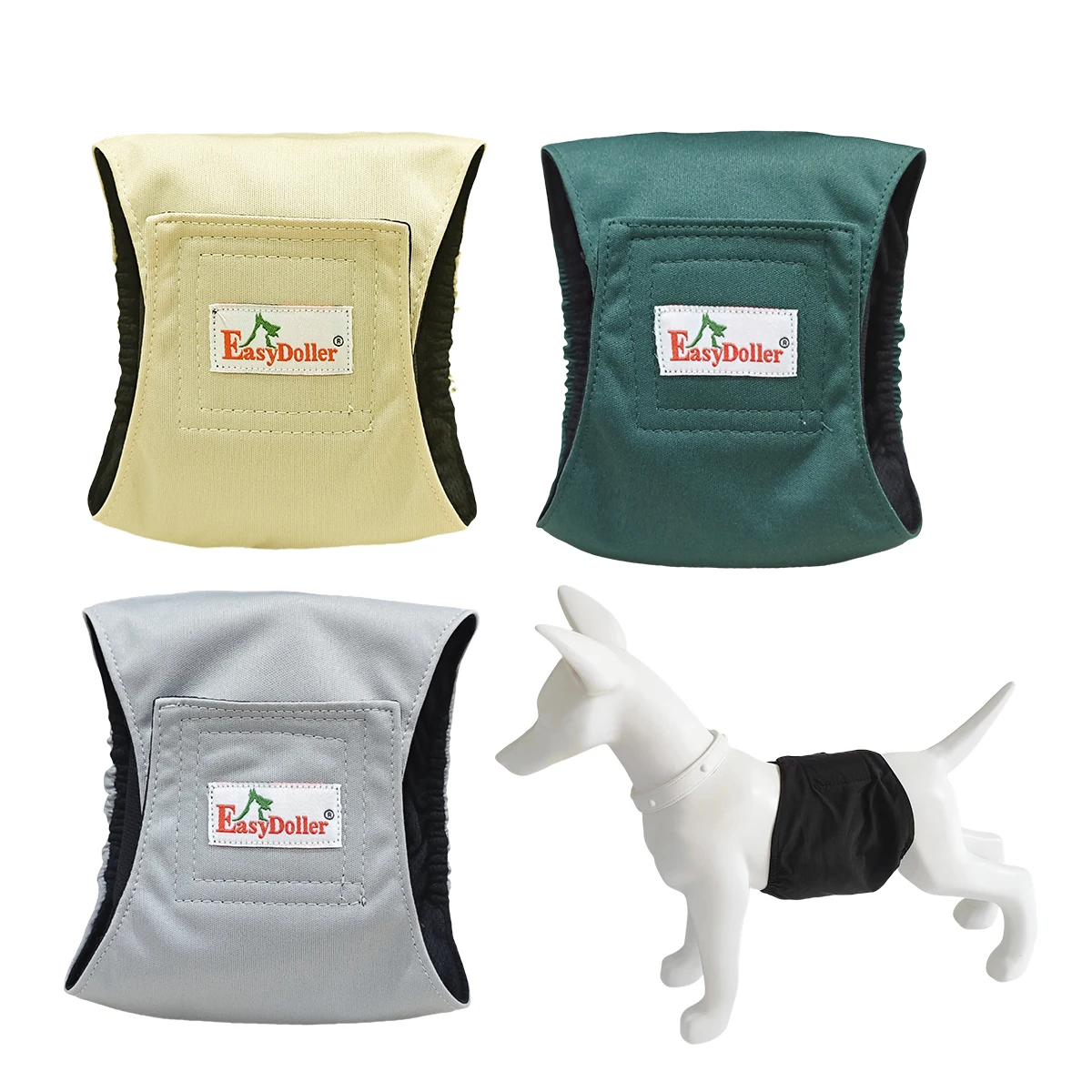 1 pc Male Dog Cloth Diaper Reusable Washable Pet Belly Wrap Puppy Underwear dog diapers pet diapers dog nappies