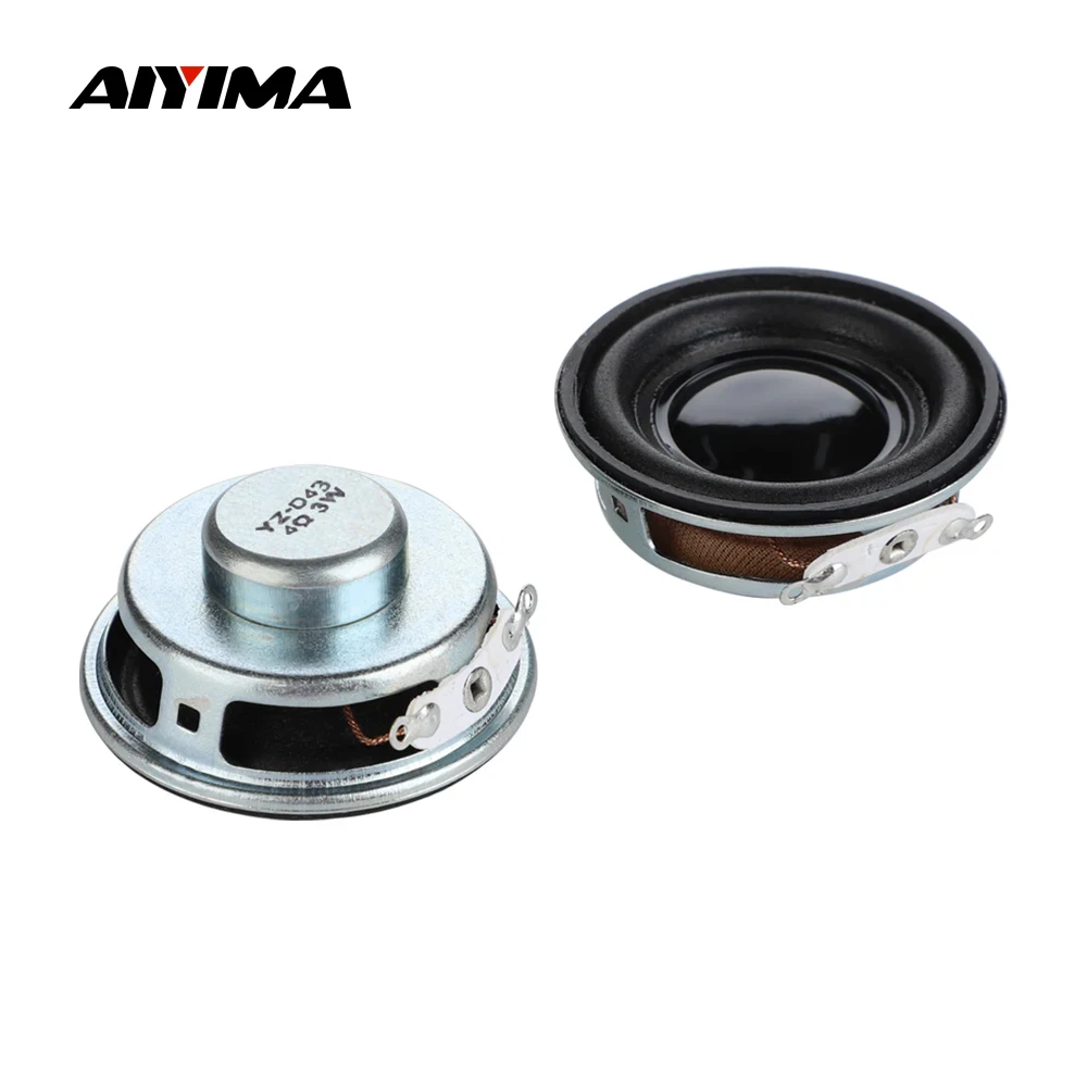 Mini Portable Speakers 2Pcs 1.5 Inch 40MM 4 Ohm 3W Full Range Audio Speaker Stereo Sound Home Theater Loudspeaker mini bluetooth speaker,portable speaker,mini sound box,audio speaker